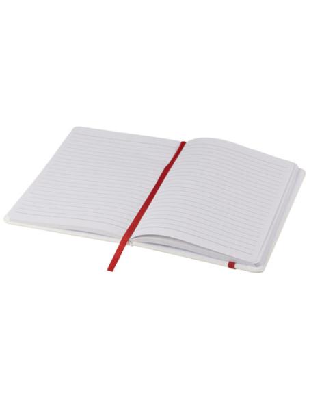 Libreta A5 blanca con cinta de color N20531701