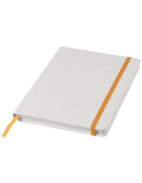Libreta A5 blanca con cinta de color N40531701