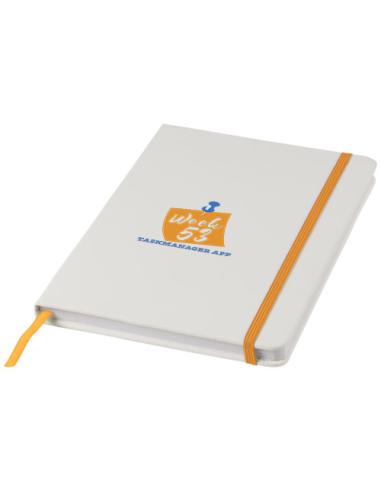 Libreta A5 blanca con cinta de color N40531701