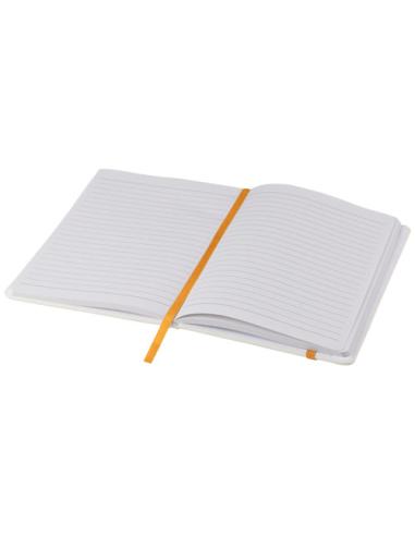 Libreta A5 blanca con cinta de color N40531701
