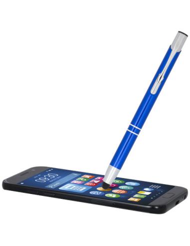Bolígrafo con stylus de aluminio “Moneta” (tinta azul) N50892701