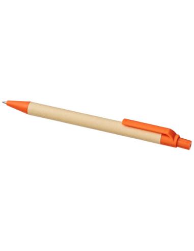 Bolígrafo de cartón reciclado y plástico de maíz (tinta negra) N30483701