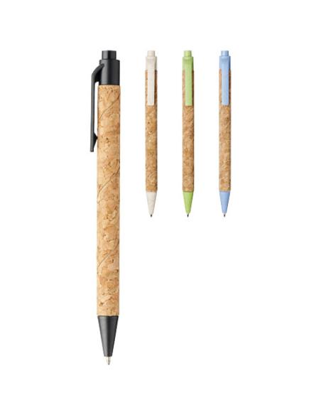 Bolígrafo de corcho y paja de trigo (tinta negra) N20583701