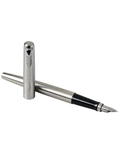 Parker pluma estilográfica de acero inoxidable (tinta azul) N00024701