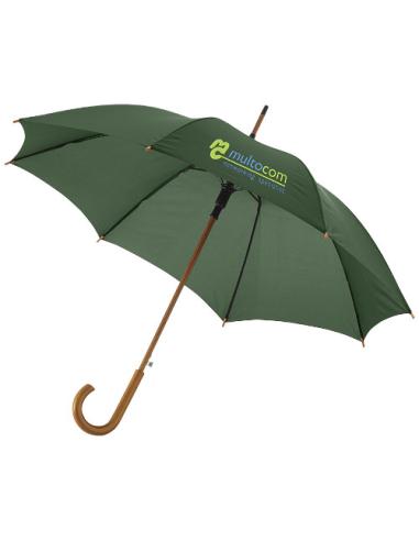 Paraguas automático con mango y caña de madera de 23" N90840901