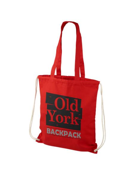 Mochila de cuerdas de algodón de 240 g/m² 6L N40672021