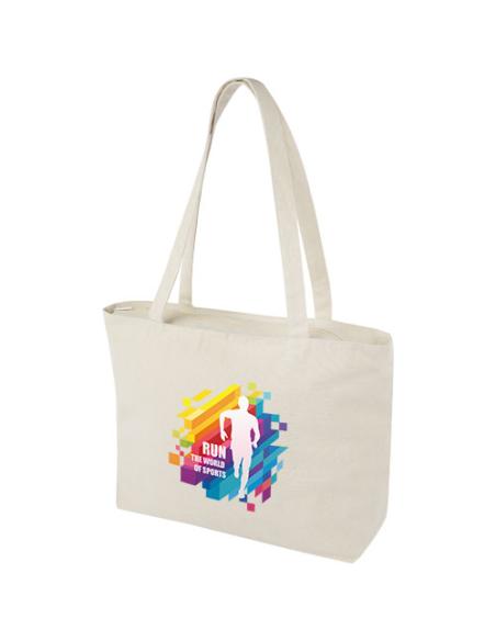 Bolsa Tote de algodón 320 g/m² con cremallera N00133021