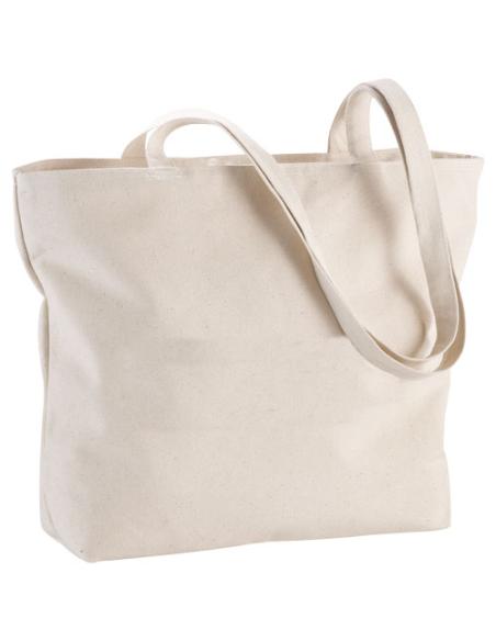 Bolsa Tote de algodón 320 g/m² con cremallera N00133021