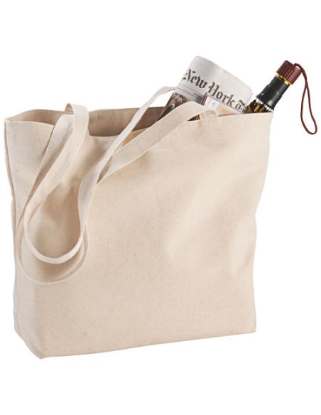 Bolsa Tote de algodón 320 g/m² con cremallera N00133021