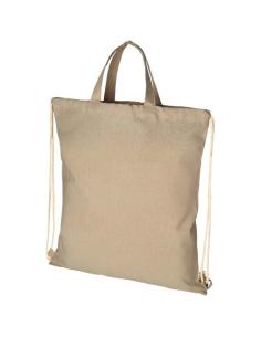 Mochila de cuerdas de algodón reciclado de 210 g/m² 6L N00064021