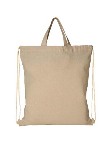 Mochila de cuerdas de algodón reciclado de 210 g/m² 6L N00064021