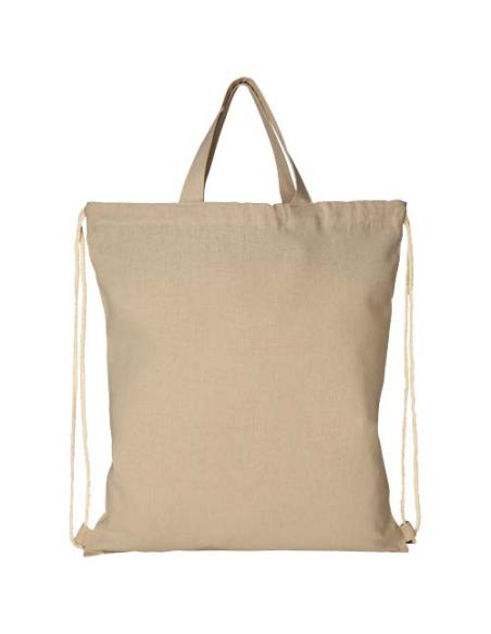 Mochila de cuerdas de algodón reciclado de 210 g/m² 6L N00064021