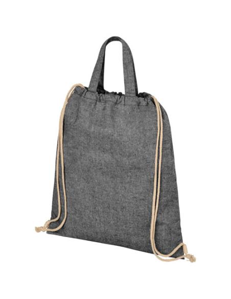 Mochila de cuerdas de algodón reciclado de 210 g/m² 6L N09064021