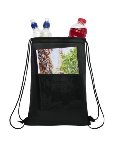 Bolsa térmica con cuerdas con capacidad para 12 latas N00594021