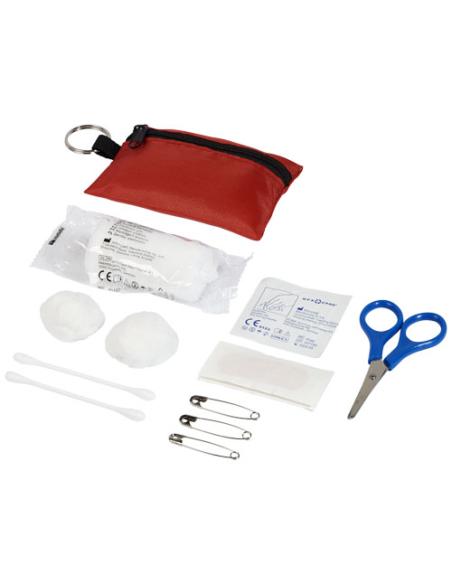 Funda con llavero con 16 elementos de primeros auxilios N40900221