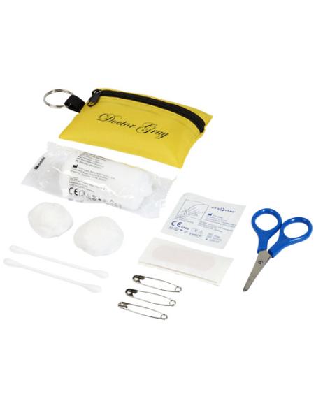 Funda con llavero con 16 elementos de primeros auxilios N70900221