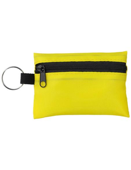 Funda con llavero con 16 elementos de primeros auxilios N70900221