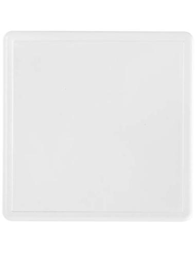Posavasos de plástico cuadrado con papel insertado N00315012