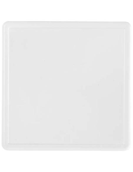 Posavasos de plástico cuadrado con papel insertado N00315012