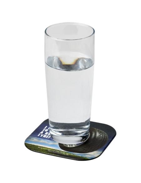 Brite-Mat® Posavasos cuadrado con material de neumático N00025012