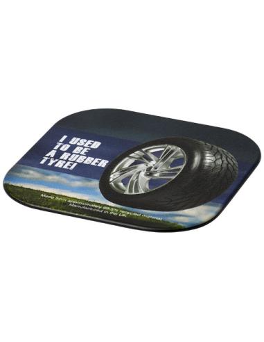 Brite-Mat® Posavasos cuadrado con material de neumático N00025012