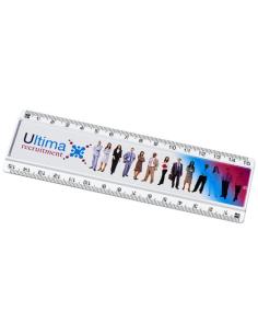Regla de plástico de 15 cm con inserto de papel N00835012