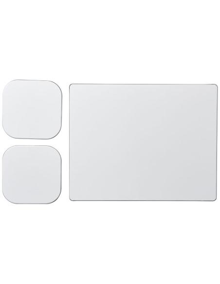 Combo 3 de alfombrilla para ratón y juego de posavasos N00395012