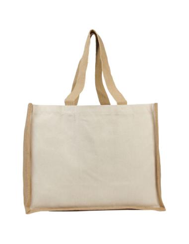 Bolsa Tote para la compra de lona y yute de 320 g/m² N00107012