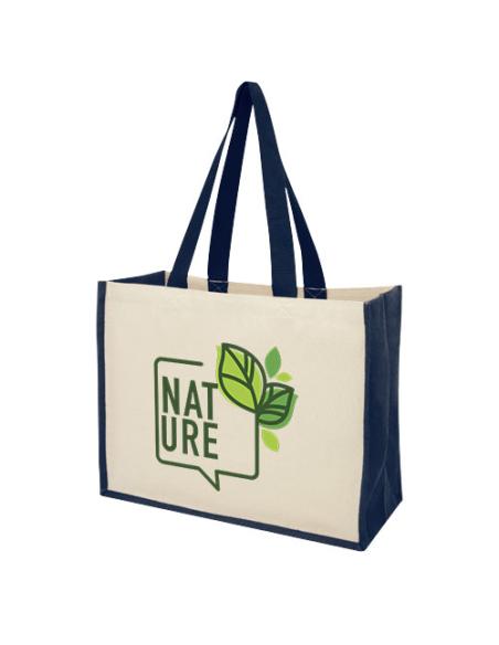 Bolsa Tote para la compra de lona y yute de 320 g/m² N55107012