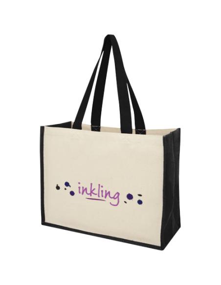 Bolsa Tote para la compra de lona y yute de 320 g/m² N09107012