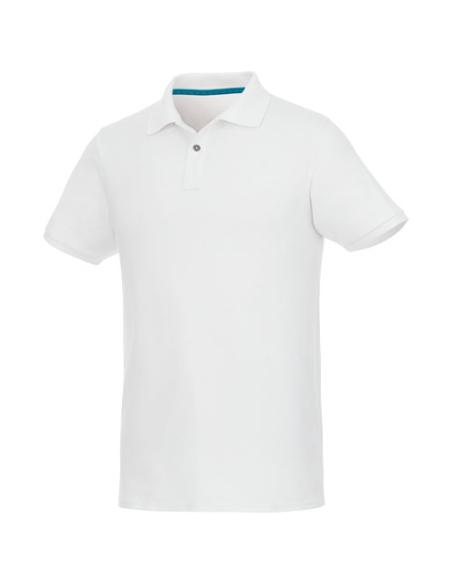 Polo de manga corta de material reciclado orgánico para hombre N01020573