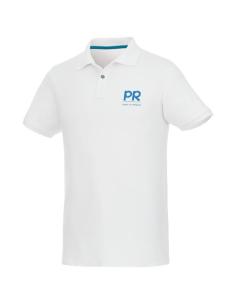 Polo de manga corta de material reciclado orgánico para hombre N01020573 2