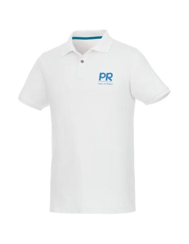 Polo de manga corta de material reciclado orgánico para hombre N01020573