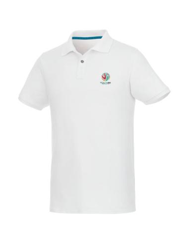Polo de manga corta de material reciclado orgánico para hombre N01020573