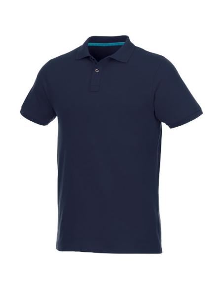Polo de manga corta de material reciclado orgánico para hombre N09420573