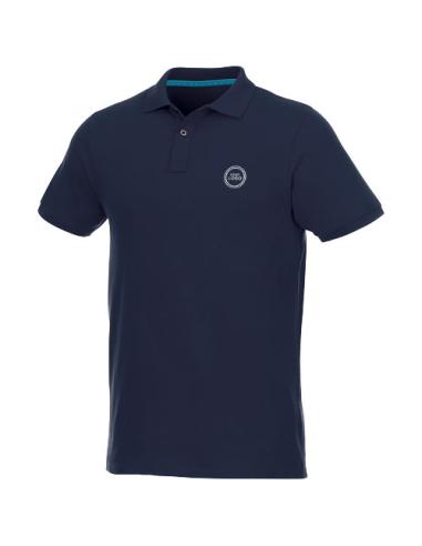 Polo de manga corta de material reciclado orgánico para hombre N09420573