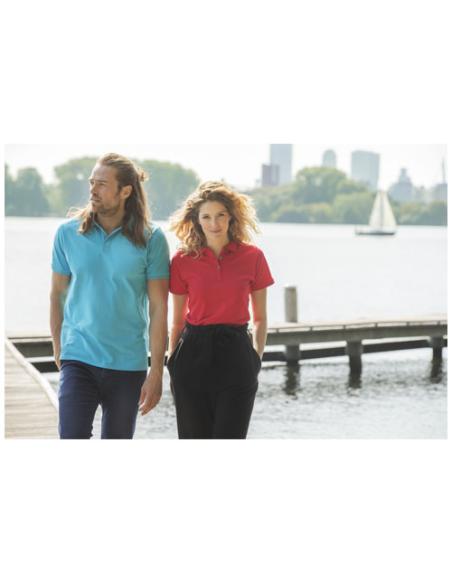 Polo de manga corta de material reciclado orgánico para hombre N09820573