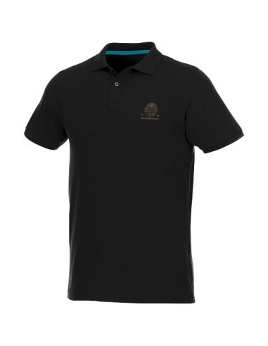 Polo de manga corta de material reciclado orgánico para hombre N09920573