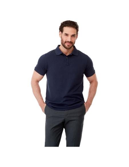 Polo de manga corta de material reciclado orgánico para hombre N09920573