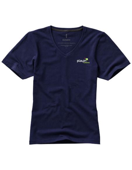 Camiseta orgánica de manga corta para mujer N09471083