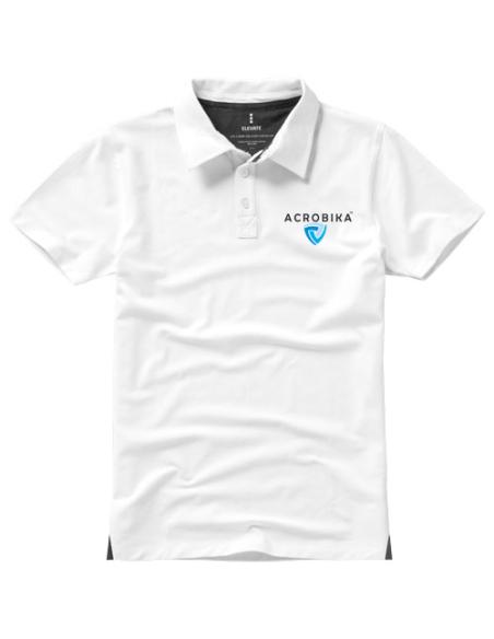 Polo de manga corta elástico para hombre N01048083