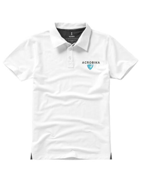 Polo de manga corta elástico para hombre N01048083