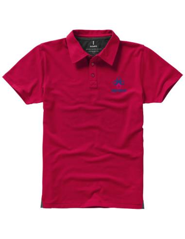 Polo de manga corta elástico para hombre N15248083