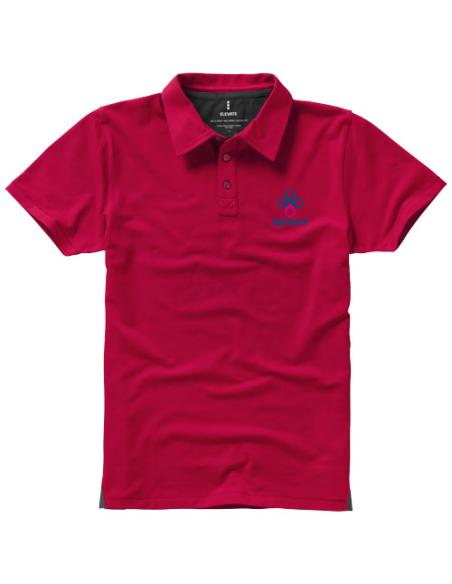 Polo de manga corta elástico para hombre N15248083