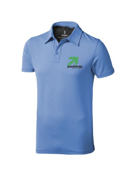 Polo de manga corta elástico para hombre N20448083