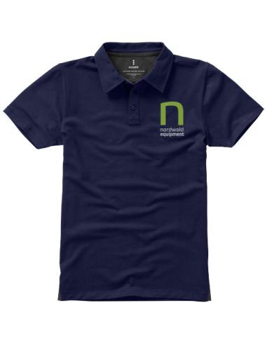 Polo de manga corta elástico para hombre N09448083