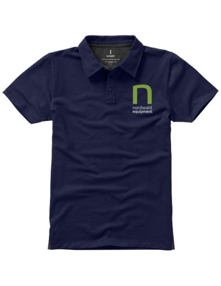 Polo de manga corta elástico para hombre N09448083