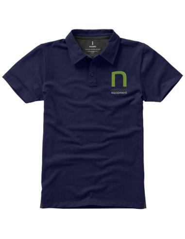 Polo de manga corta elástico para hombre N09448083