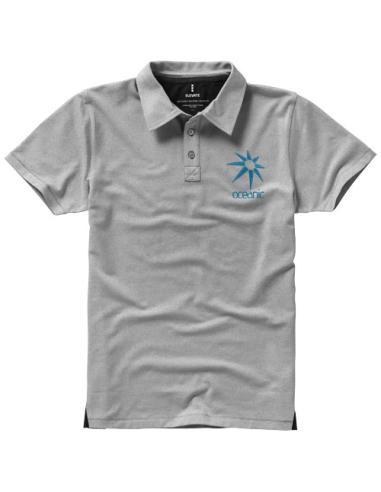 Polo de manga corta elástico para hombre N06948083