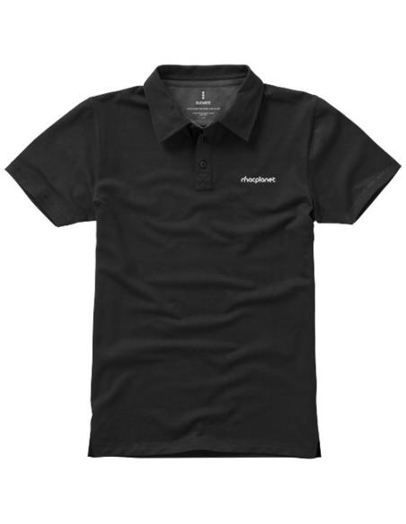 Polo de manga corta elástico para hombre N09948083